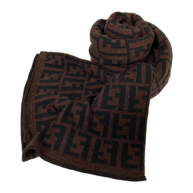 FENDI/Muffler Scarf/BRW/All Over Print/