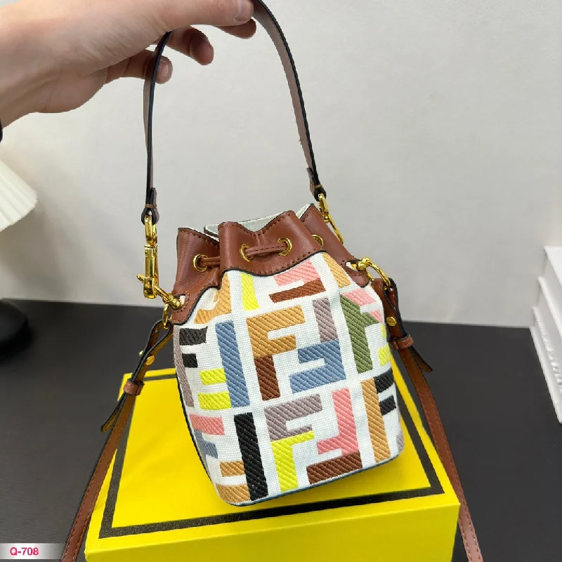 Fendi Rainbow Mini Bucket Bag