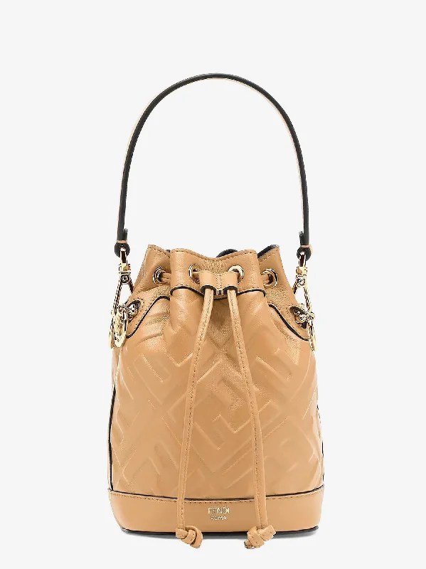 Fendi Woman Fendi Woman Brown Bucket Bags