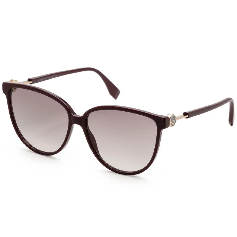 Fendi Women's Sunglasses - Dark Grey Gradient Lens Frame | FF0345S-00T7-9O-59-14-145