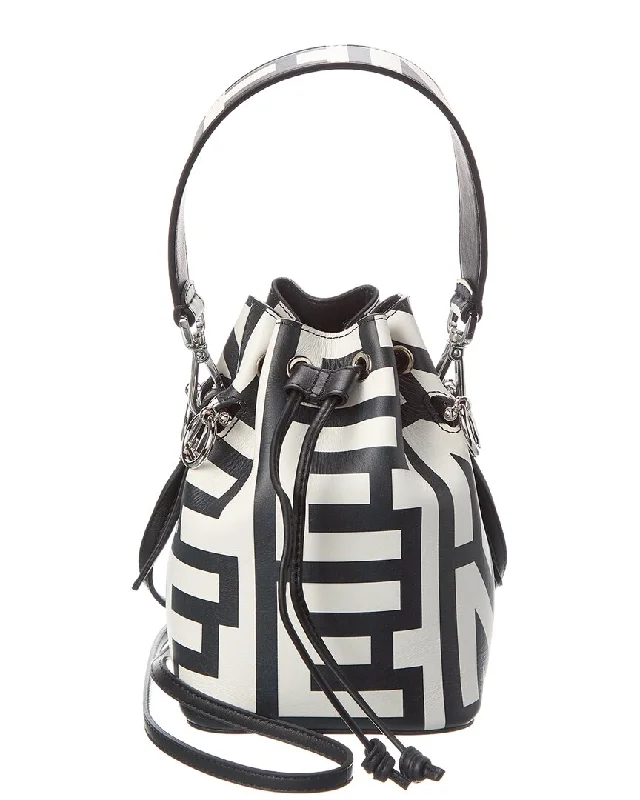 FENDI Mon Tresor Mini Leather Bucket Bag