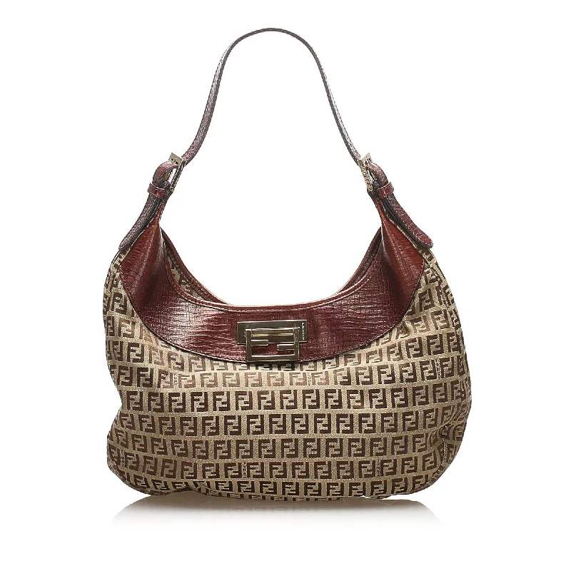 Fendi Zucchino Canvas Hobo Bag (SHG-14080)