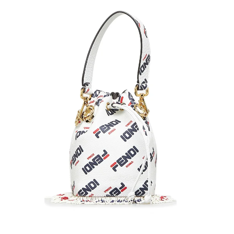 Fendi Fendi X Fila Mania Mini Mon Tresor Bucket Bag (SHG-3HLho5)