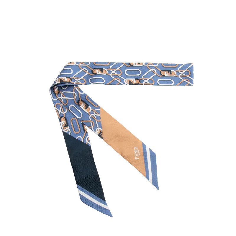 Fendi Silk Bandeau Wrappy Scarf (SHF-9dX660)