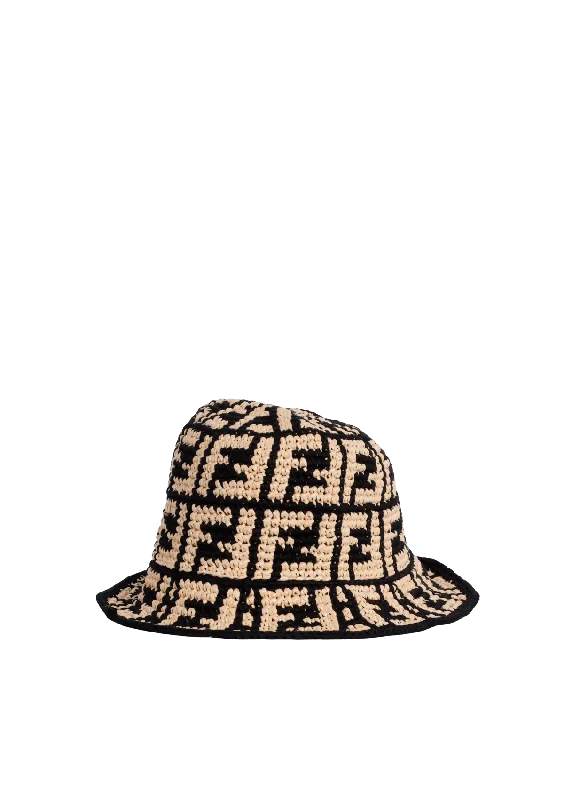 ZUCCA RAFFIA BUCKET HAT