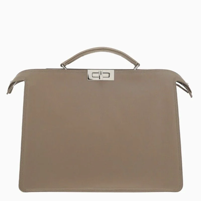 FENDI Medium Beige Peekaboo Handbag