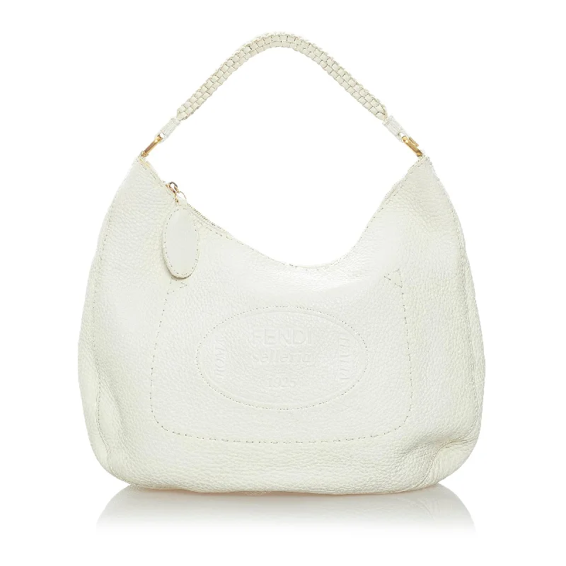 Fendi Selleria Leather Hobo Bag