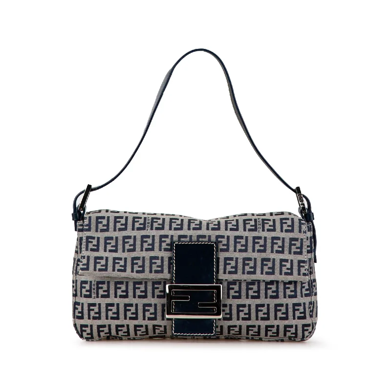 Fendi Zucchino Canvas Baguette (SHG-tkcgJi)