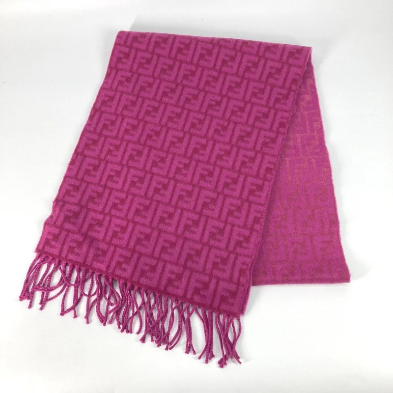 Fendi FXT416 fringe Scarf pink