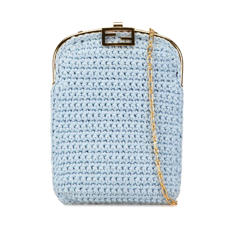 Fendi Crochet Baguette Phone Bag (SHG-MmCVjm)