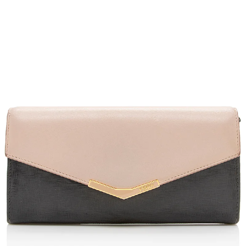 Fendi Vitello Elite 2Jours Wallet - FINAL SALE (SHF-17387)