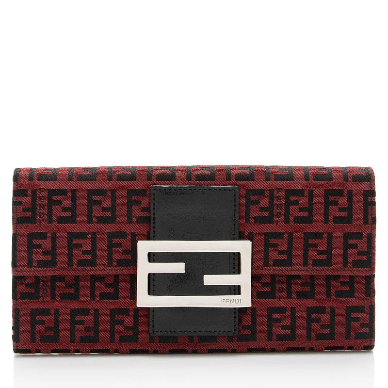 Fendi Zucca Flap Wallet (SHF-8SUa92)