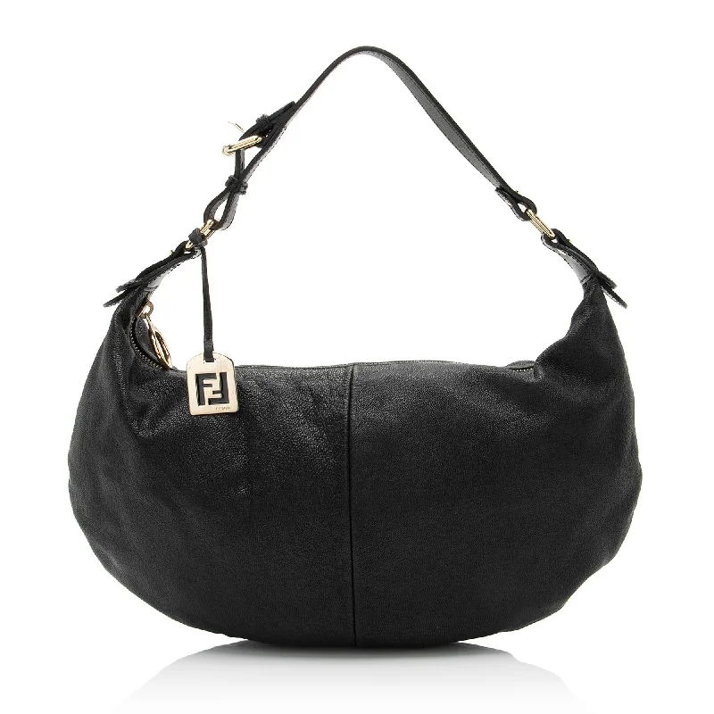 Fendi Nappa Leather Small Hobo (SHF-KysPJl)