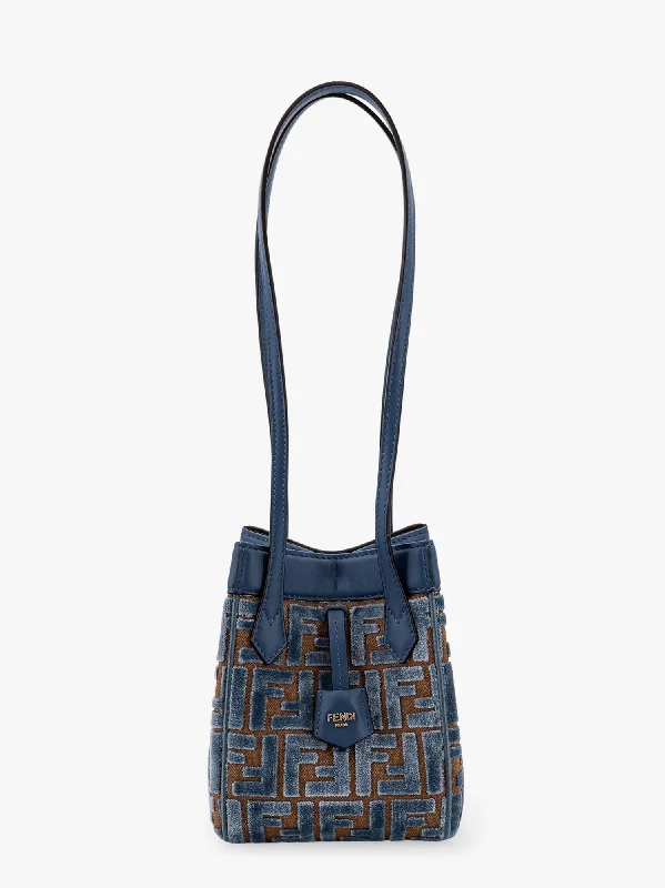 Fendi Women Fendi Blue Bucket Bags