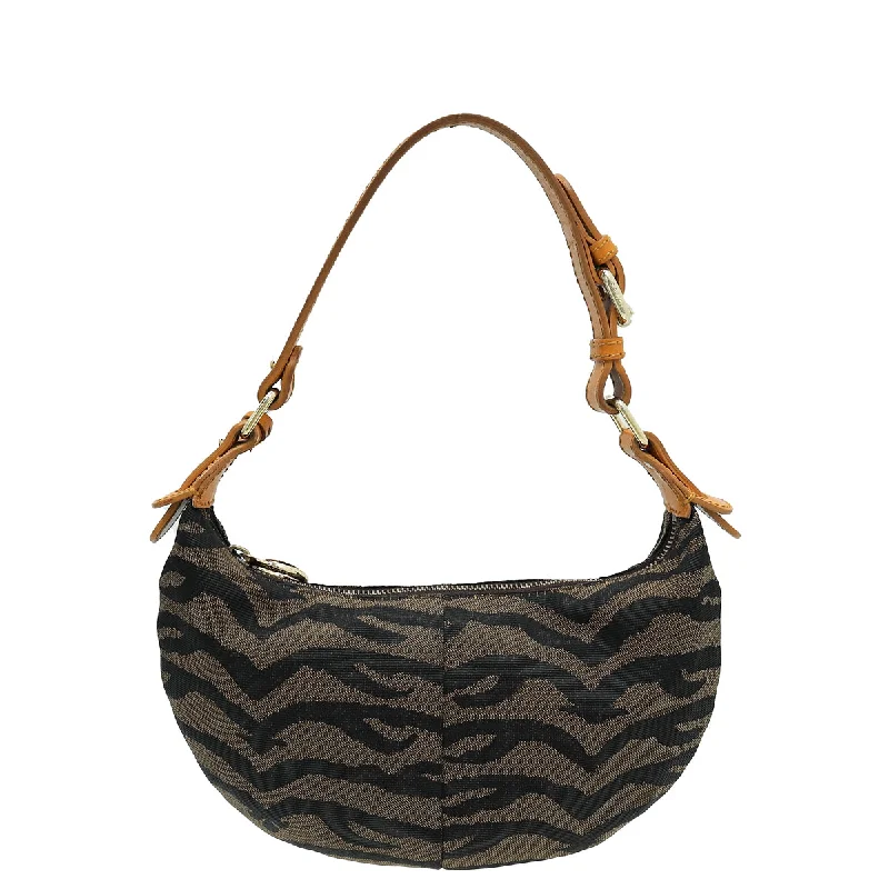 Fendi Tobacco Tiger Hobo Mini Bag