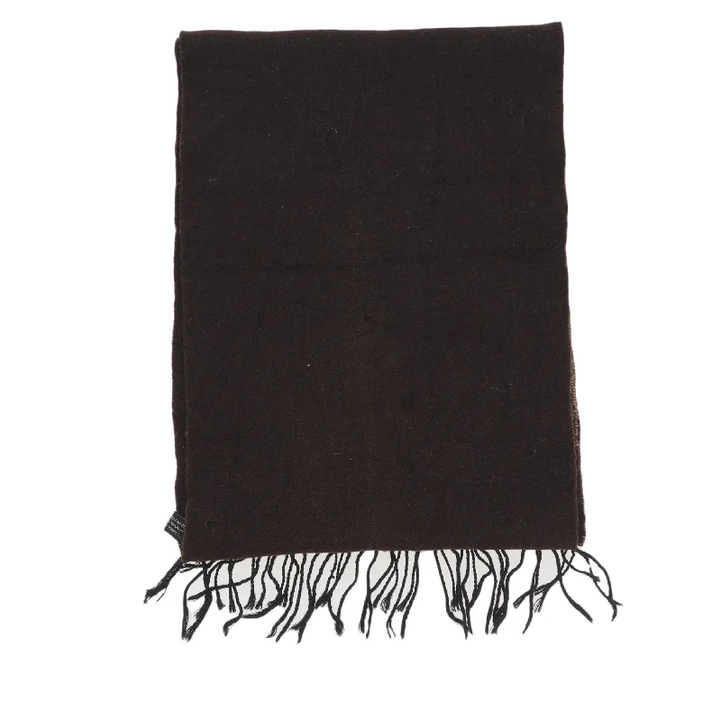 FENDI Scarf in Brown Wool