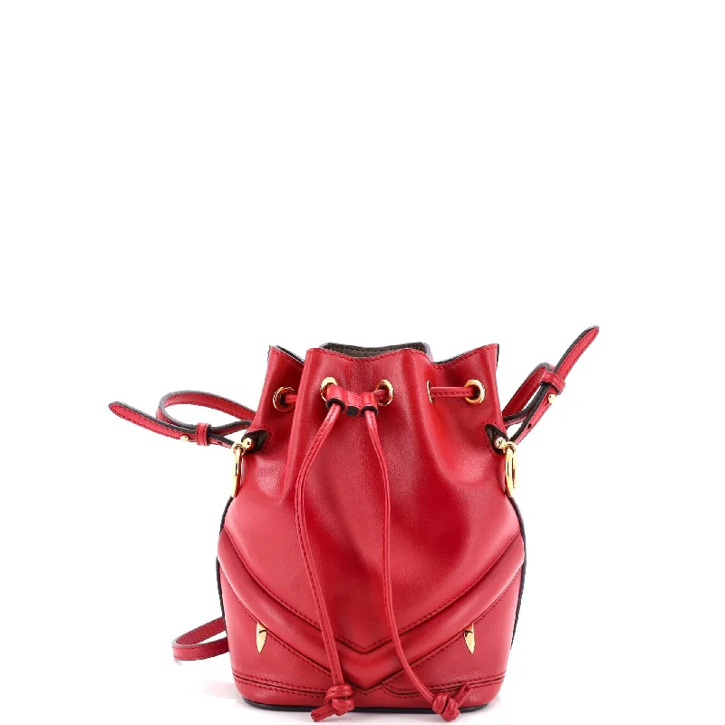 Monster Mon Tresor Bucket Bag Leather Mini