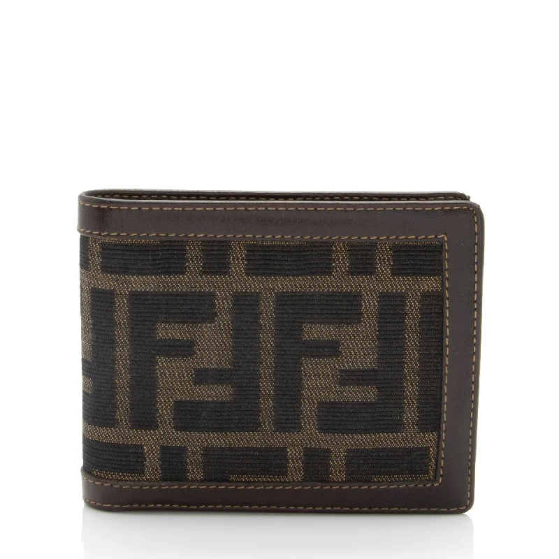 Fendi Vintage Zucca Bi-Fold Wallet (SHF-cz94a8)