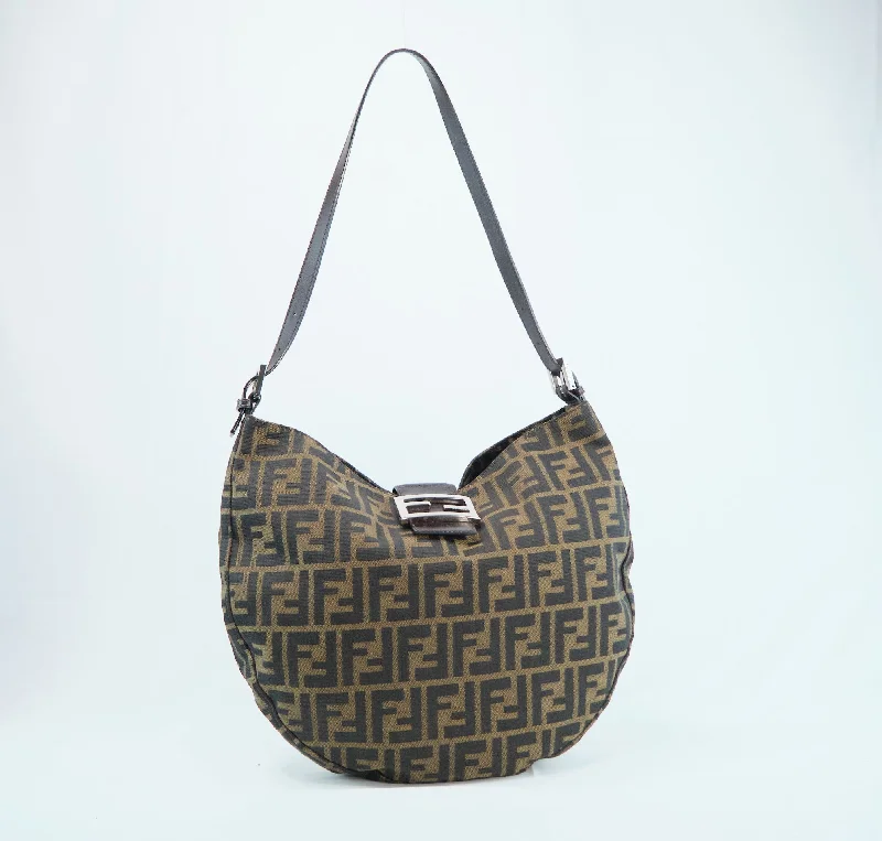 Fendi Zucca Canvas Hobo Bag - '10s