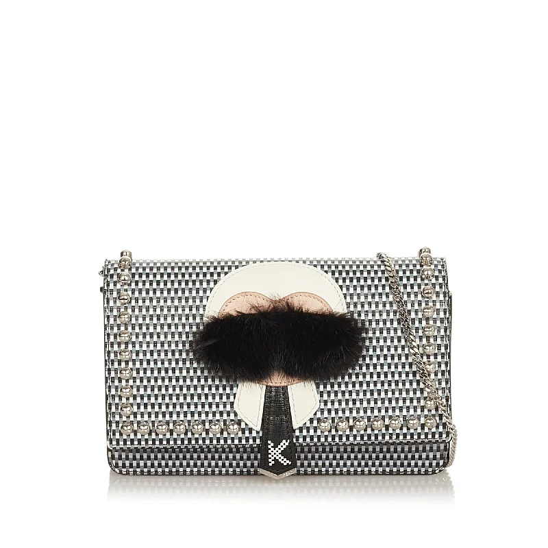 Fendi Karlito Leather Wallet on Chain (SHG-26654)