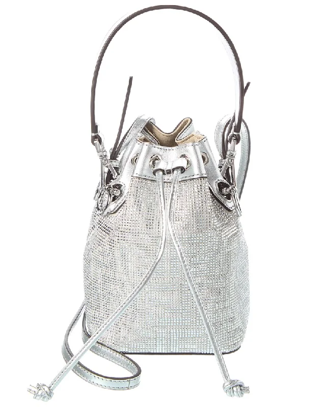 FENDI Mon Tresor Mini Leather Bucket Bag