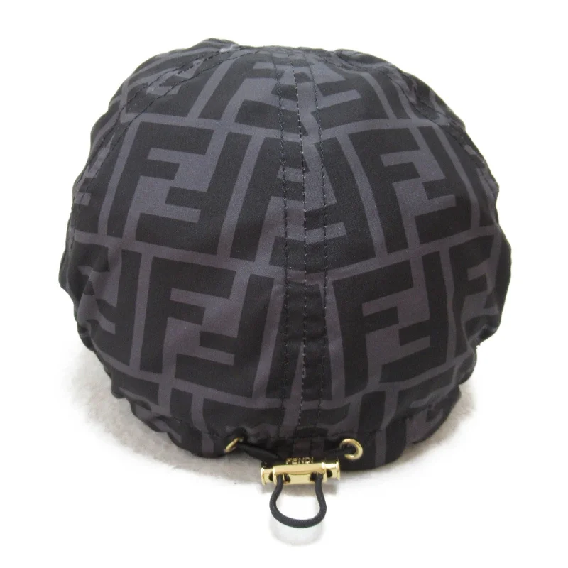 Fendi Fendi Cap Cover Cap Cap    Black / Grey FXQ825AH7UF0UY7